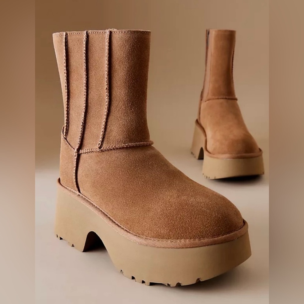 UGG Classic Twin Seam New Heights Platform Boots